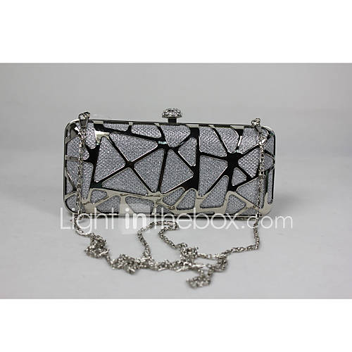 Womens Fashion Geometric Sequin Clutch