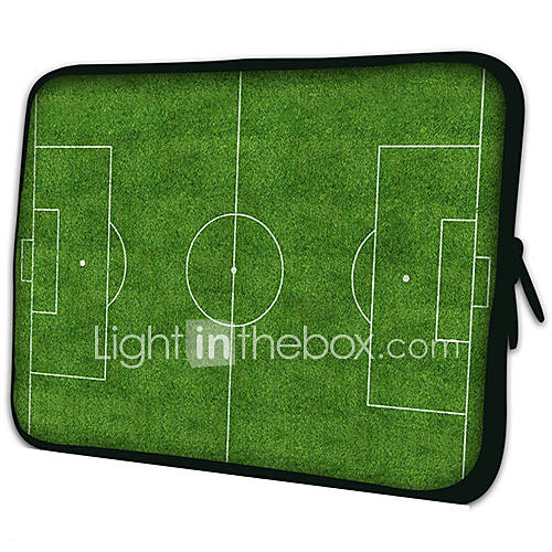 Football FieldPattern Nylon Material Waterproof Sleeve Case for 11/13/15 LaptopTablet