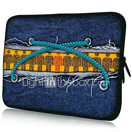 DenimPattern Nylon Material Waterproof Sleeve Case for 11/13/15 LaptopTablet