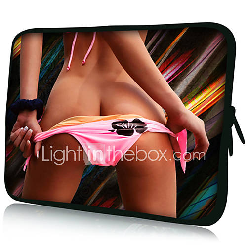 Sexy LadyPattern Nylon Material Waterproof Sleeve Case for 11/13/15 LaptopTablet