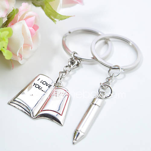 Personalized Keyring   Our Love Story (Set of 6 Pairs)