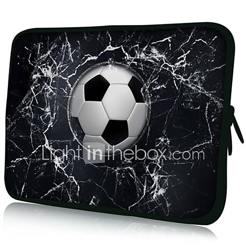 A FootballPattern Nylon Material Waterproof Sleeve Case for 11/13/15 LaptopTablet