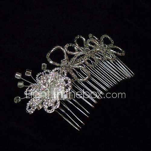 Alloy With Crystal / Rhinestone Womens Hair Combs