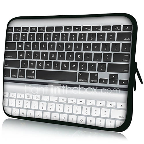 KeyboardPattern Nylon Material Waterproof Sleeve Case for 11/13/15 LaptopTablet