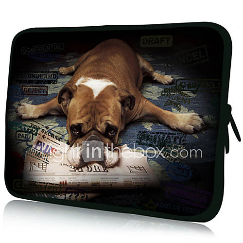 Cute DogPattern Nylon Material Waterproof Sleeve Case for 11/13/15 LaptopTablet