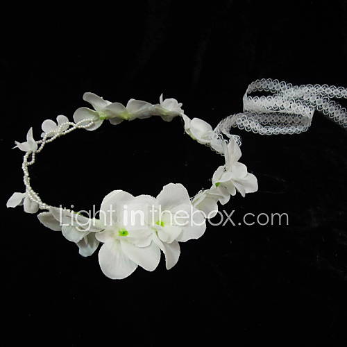 Elegant Lace With Pearl Womens Headbands