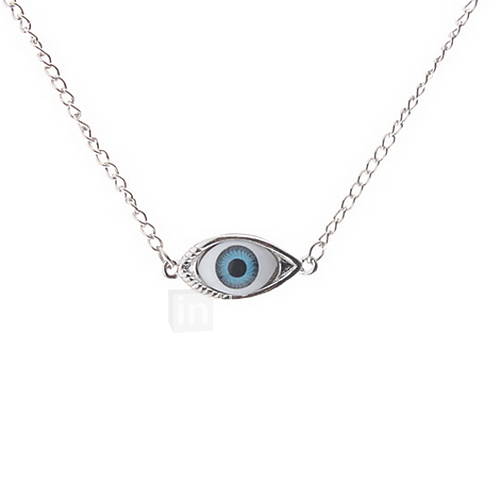 Simulation Eye Shape Necklace