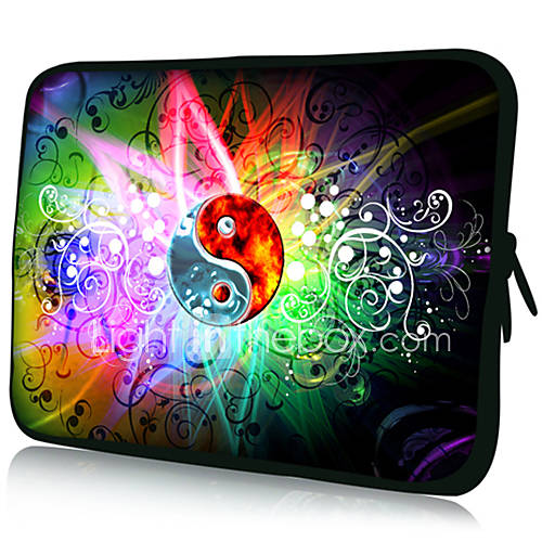 Tai ChiPattern Nylon Material Waterproof Sleeve Case for 11/13/15 LaptopTablet