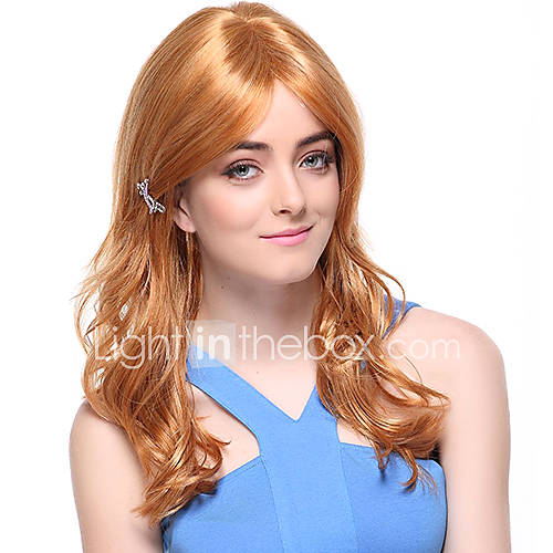 Capless High Quality Synthetic Long Wavy Blonde Hair Wigs