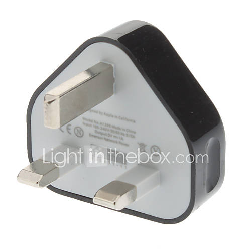 Fashion British System Plug With USB Connector (EU,2 Colors)