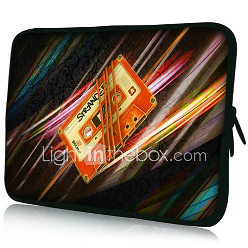 Yellow TapePattern Nylon Material Waterproof Sleeve Case for 11/13/15 LaptopTablet