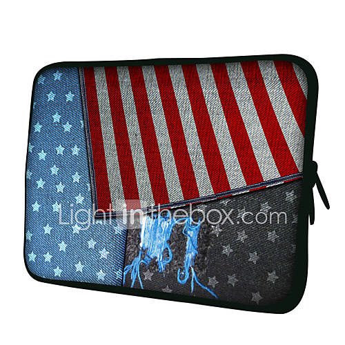 American Flag Pattern Waterproof Sleeve Case For 7/10/11/13/15 Laptop MN18035