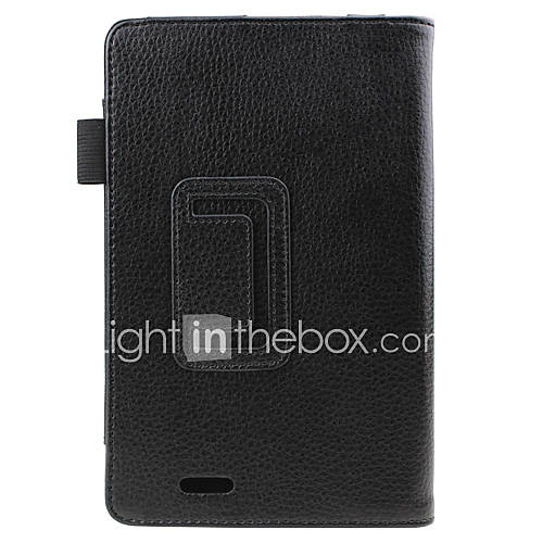 PU Leather Case Cover Holder Stand For Asus 7.0 Tablet (Black) MN30100