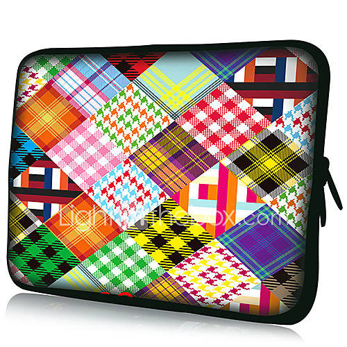 Grid Pattern Pattern Waterproof Sleeve Case For 7/10/11/13/15 LaptopTablet