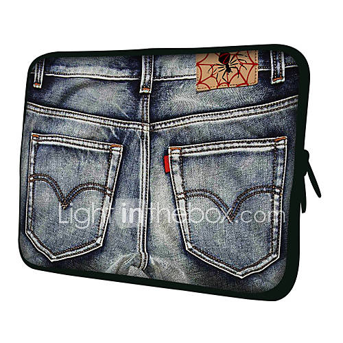 Jeans Pattern Waterproof Sleeve Case For 7/10/11/13/15 Laptop MN18028