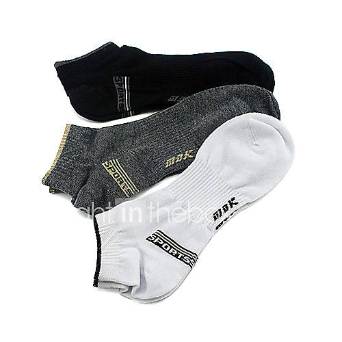 3 Pairs Unisex Sports Socks Comb Cotton 813017