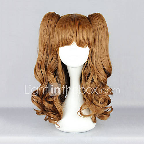 Sweet Love Auburn Rust Curly Pigtail 55cm Lolita Wig