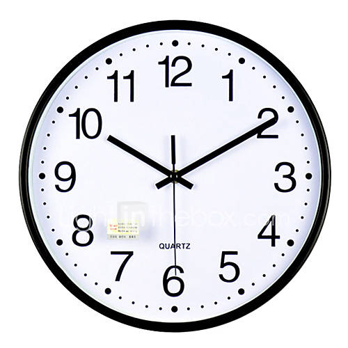 12H Accurate Round Mute Wall Clock Random Color