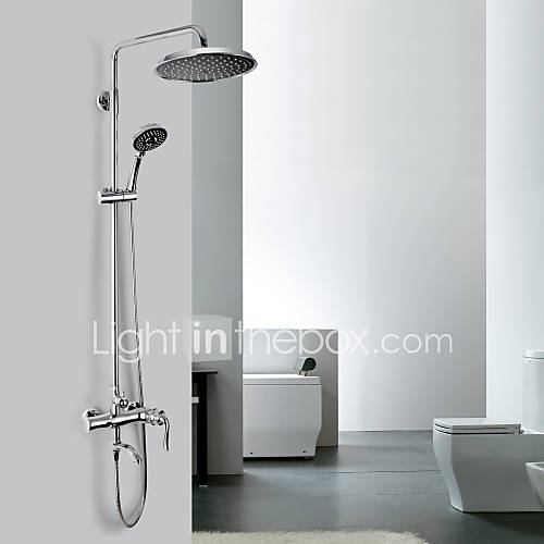 Contemporary Chrome Finish A Grade ABS Shower Faucet (RainfallHandheld)