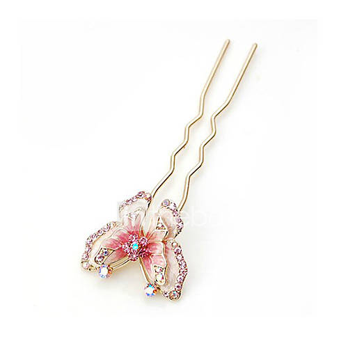 Charming Alloy with Crystal Wedding/Daily Hairpins(More Colors)