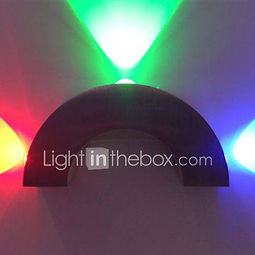 3W Modern Led Wall Light with Scattering Light Design UFO U shaped Body