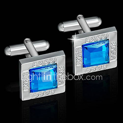 Blue Imitation Stone Cufflinks