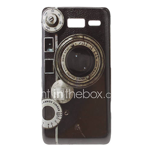 Retro Style Camera Pattern Hard Case for Moto RAZR I XT890