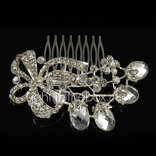 Gorgeous Alloy With Rhinestones Bowknot Combs/ Headpiece