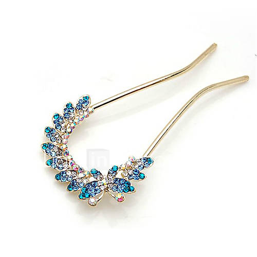 Fashion Alloy with Crystal Wedding/Daily Hairpins(More Colors)