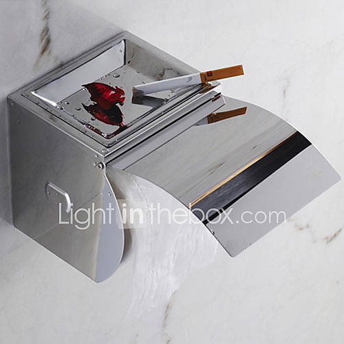 Stainless Steel Waterproof Ashtray Toilet Roll Holder