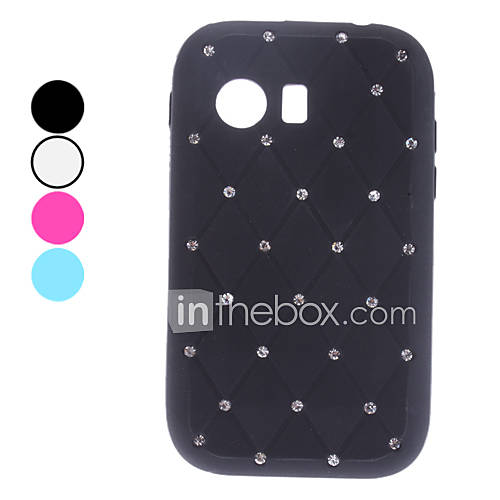Solid Color Soft Case with Rhinestone for Samsung Galaxy Y S5360 (Assorted Colors)