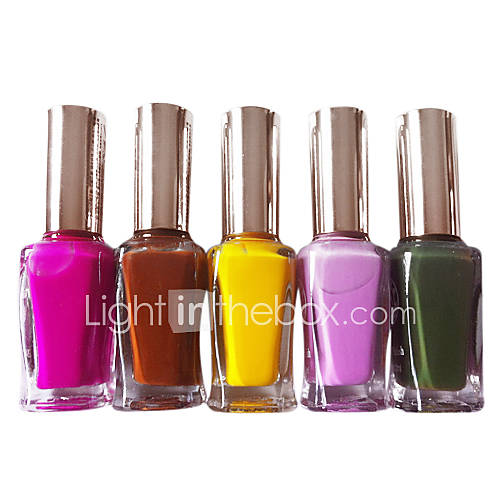 5PCS Multi Color Nail Polish (12ml)