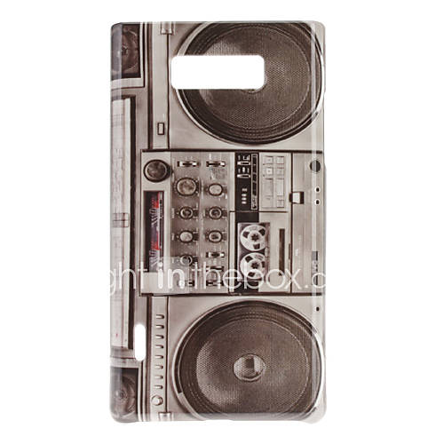 Retro Style Radio Pattern Hard Case for LG Optimus L7 P705