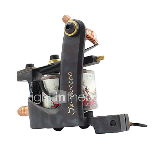 Brass Wire cutting 10 Wraps Engraving Tattoo Machine for Liner