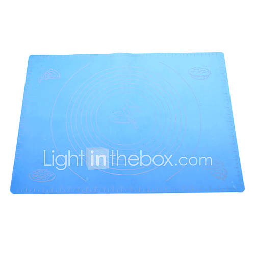 Silicone Pad Baking Mat with Marks (Random Color)