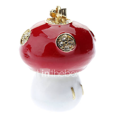 2GB Metal Jewelry Mushroom with Magnet USB Flash Drive