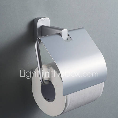 Contemporary Space Aluminium Toilet Roll Holder