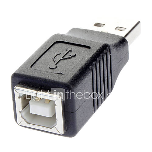 USB B 2.0 to USB A Square Adapter