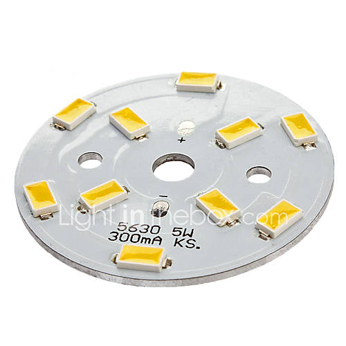 5W 10x5630SMD Warm White Light Aluminum Base LED Emitter (16 17V)