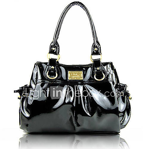 Stylish PU With Gold Hardware Casual/Daily Top Handle Bag(More Colors)