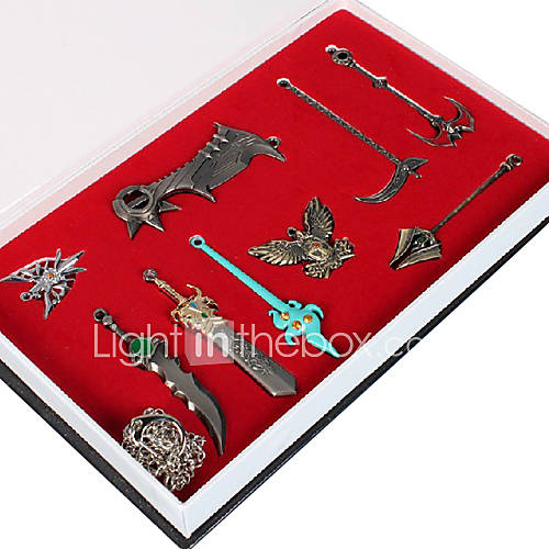 Cosplay Accessories Inspired by League of Legends Set of 9 Characters Weapons