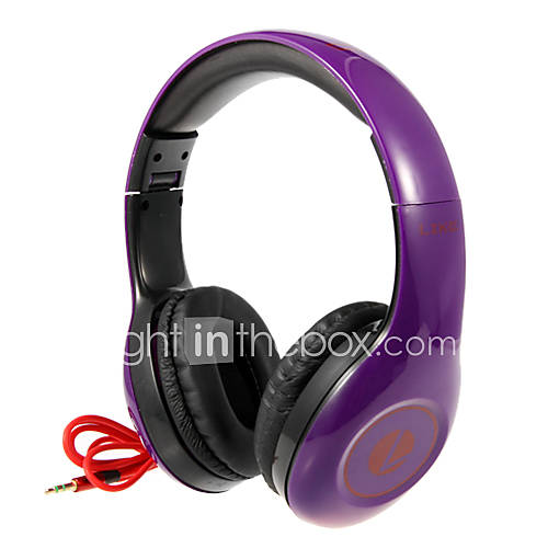 LIKE Special Design Folding Super Bass On Ear Earphone LI 802(Blue,Purple,Red)