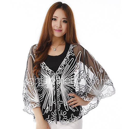 3/4 Sleeve Lace/Tulle Casual/Evening Wraps/Jacket (More Colors)