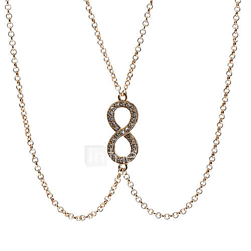 Rome Lucky Number 8 Body Chain Lacklace