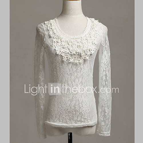 Womens Crochet Lace T Shirt