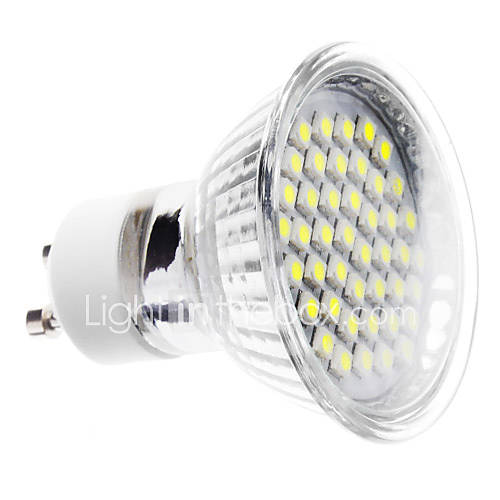 GU10 3W 44x3528SMD 210 240LM 6000 6500K LED Quartz Lamp Cup Light Bulb (AC 220 240V)