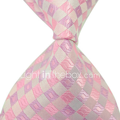 Mans Stylish Stripes Woven Tie Necktie