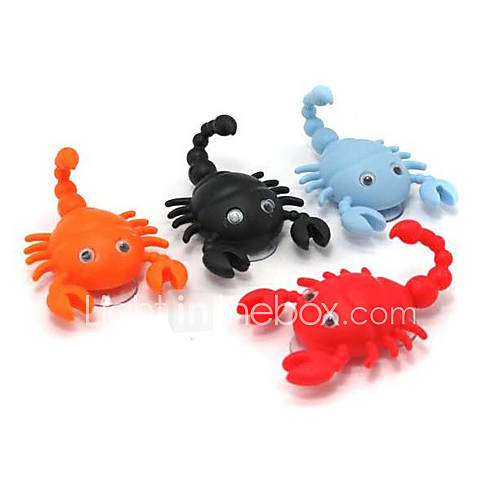 Cute Scorpion Shaped Pothook with Two Suckers (Random Color)