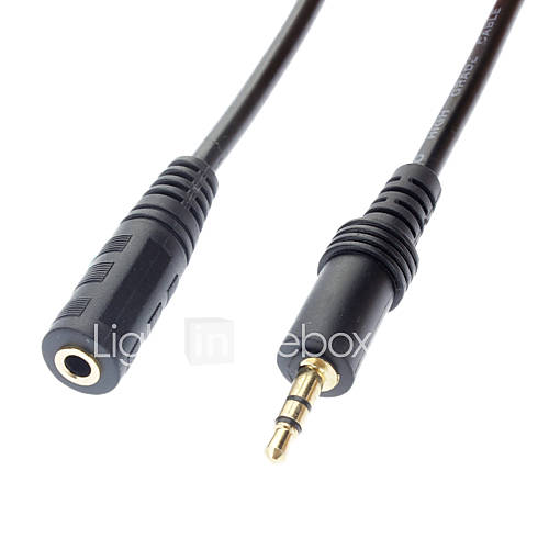 12Feet 3.5mm M/F Stereo Headphone Audio Extension Cord Cable