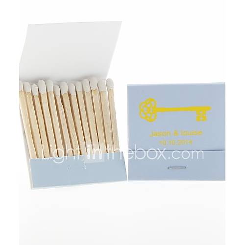 Personalized Matchbooks Key Set of 12 (More Colors)